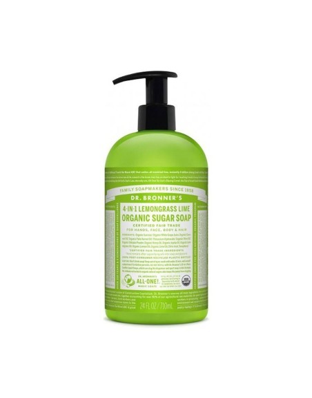 Flydende sæbe Dr Bronner's Lemongrass Lime 710 ml