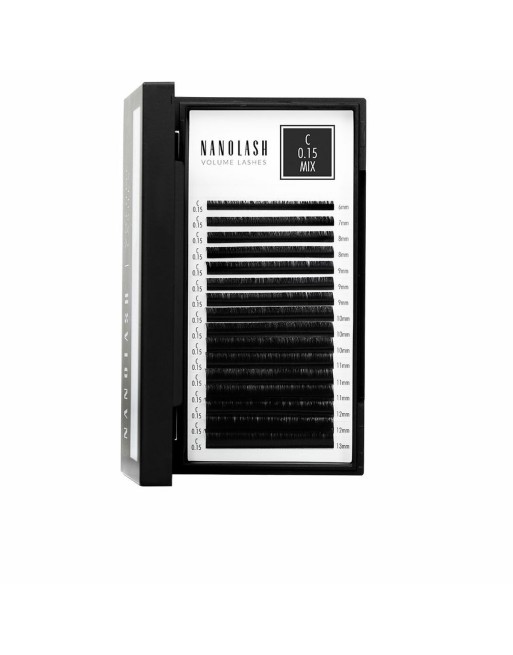 Satz falscher Wimpern Nanolash VOLUME LASHES Erweiterungen 6-13 mm