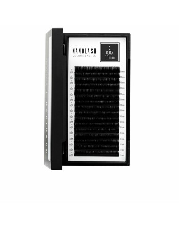Set de pestañas postizas Nanolash VOLUME LASHES Extensiones 11 mm