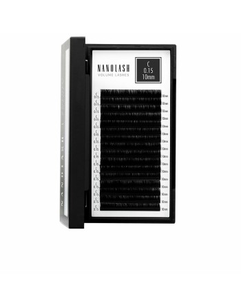 Sæt med falske øjenvipper Nanolash VOLUME LASHES Udvidelser 10 mm