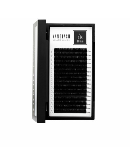 Sæt med falske øjenvipper Nanolash VOLUME LASHES Udvidelser 10 mm