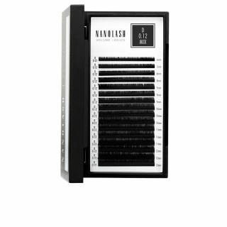 Sæt med falske øjenvipper Nanolash VOLUME LASHES Udvidelser 6-13 mm