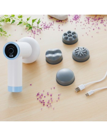 6 in 1 Wiederaufladbare Anti-Cellulite-Massagepistole CellyGun InnovaGoods