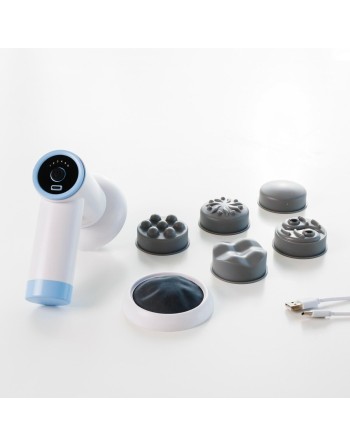 6 in 1 Wiederaufladbare Anti-Cellulite-Massagepistole CellyGun InnovaGoods