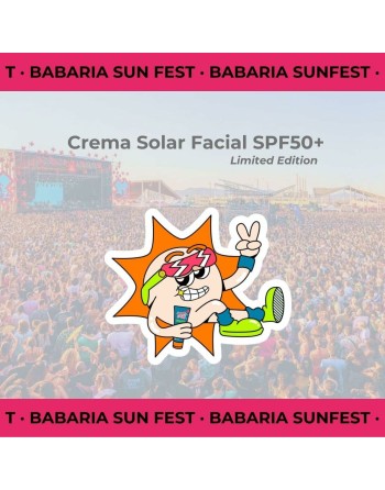 Écran solaire visage Babaria Sun Fest SPF 50+ 75 ml Édition limitée Crème