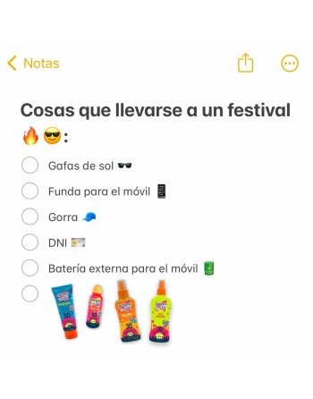 Écran solaire visage Babaria Sun Fest SPF 50+ 75 ml Édition limitée Crème