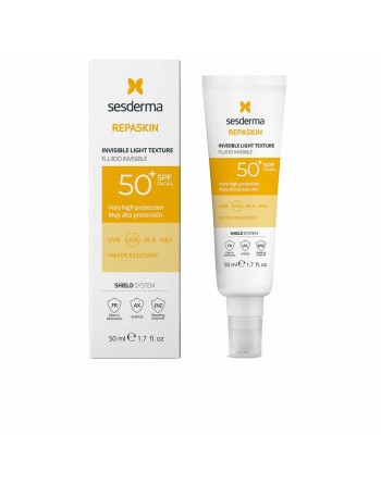 Solcreme til ansigtet Sesderma REPASKIN SPF 50+ 50 ml Væske Usynlige