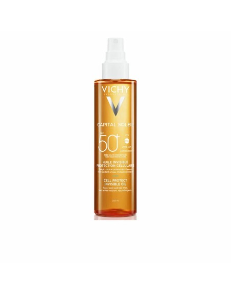 Olio Solare Vichy Capital Soleil Spf 50 200 ml Invisible