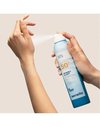 Sonnenschutzspray Sensilis Invisible and Light SPF 50+ 200 ml x 2