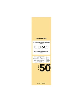 Lait solaire Lierac SUNISSIME Spf 50 40 ml Anti-âge