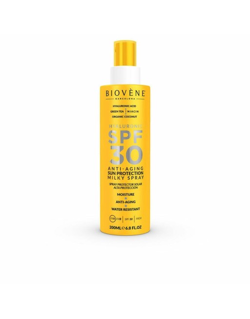 Sun Milk Biovène HYALURONIC ANTI-AGING Spf 30 200 ml Anti-ageing