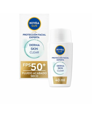 Écran solaire visage Nivea Sun SPF 50+ 40 ml Anti-imperfections Peau claire