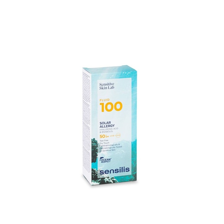 Protector Solar Fluido Sensilis Fluid 100 SPF 50+ 40 ml Protector Antialergias Solares