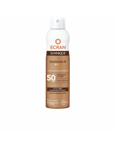 Solbeskyttelse - spray Ecran Sunnique Broncea+ Spf 50 250 ml Solcreme