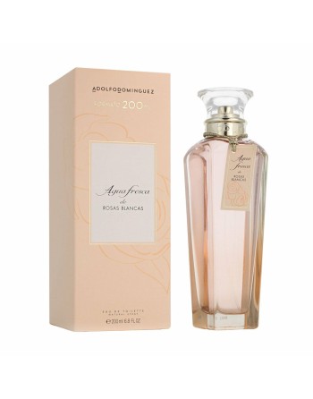 Perfume Mujer Adolfo Dominguez EDT Agua fresca de rosas blancas 200 ml
