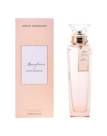 Perfume Mujer Adolfo Dominguez EDT Agua fresca de rosas blancas 200 ml
