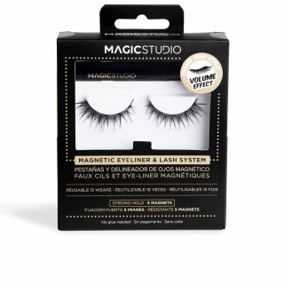 Sæt med falske øjenvipper Magic Studio Volume Magnetisk 2 Dele