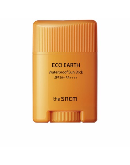 Bâton de crème solaire The Saem Eco Earth Spf 50+ 17 g Résistant à l'eau