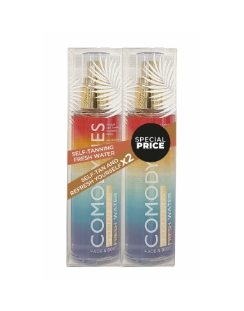 Bruma autobronceadora Comodynes Fresh water 100 ml x 2