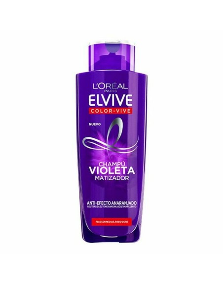 Champú para Cabello Teñido Elvive Color-vive Violeta L'Oreal Make Up (200 ml)
