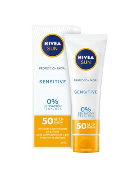 Solcreme til ansigtet Sensitive Nivea (50 ml) (Unisex) (50 ml)