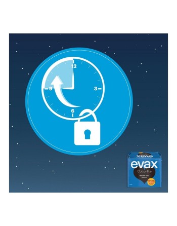 Compresses avec Ailes pour la Nuit Evax COTTONLIKE (9 uds)