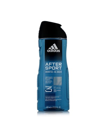 Gel de douche Adidas AFTER SPORT 400 ml 3-en-1