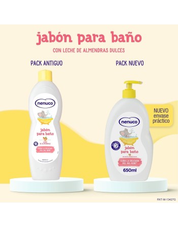 Parfum pour enfant Nenuco BAÑO HIDRATANTE 650 ml