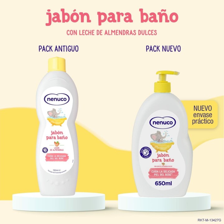 Børne parfume Nenuco BAÑO HIDRATANTE 650 ml