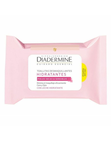 Make-up-Entferner-Tücher Diadermine Feuchtigkeitsspendend 25 Stück