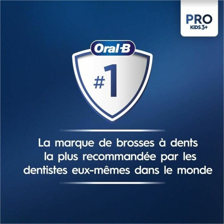 Cepillo de Dientes Eléctrico Oral-B D100 KIDS Negro Negro/Gris