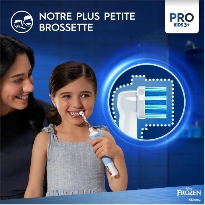 Cepillo de Dientes Eléctrico Oral-B D100 KIDS Negro Negro/Gris
