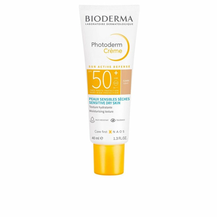 Solbeskyttelse med farve Bioderma Photoderm Spf 50+ 40 ml