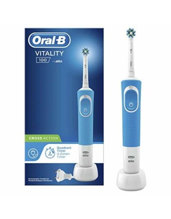 Cepillo de Dientes Eléctrico + Recambio Oral-B D100 VITALITY (1)