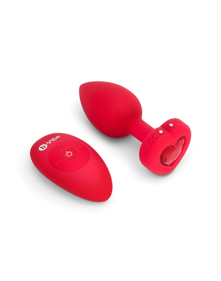 Vibratore B-Vibe Heart Rosso