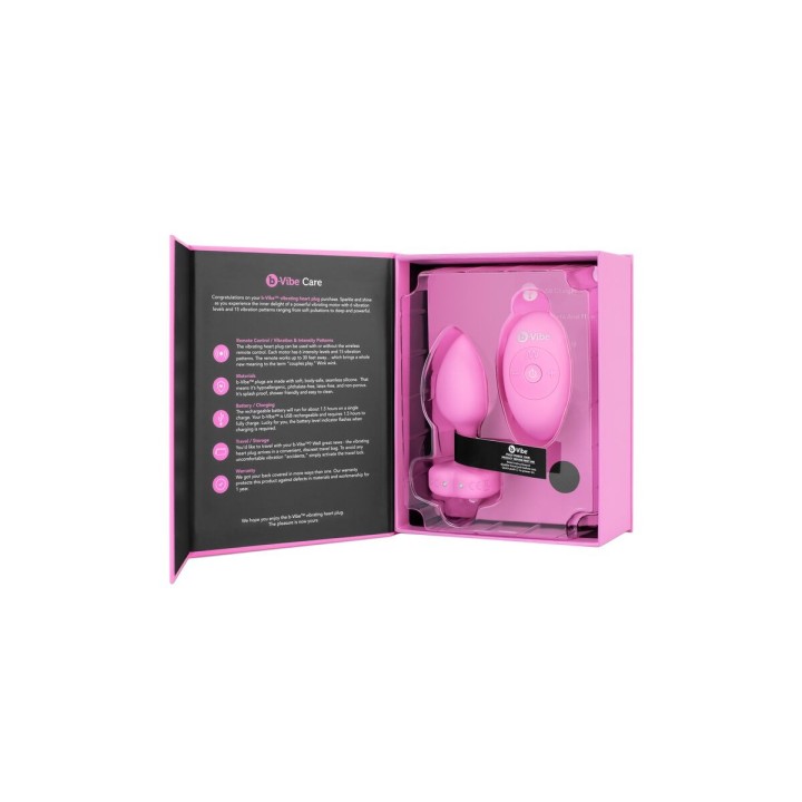Vibratore B-Vibe Heart Rosa