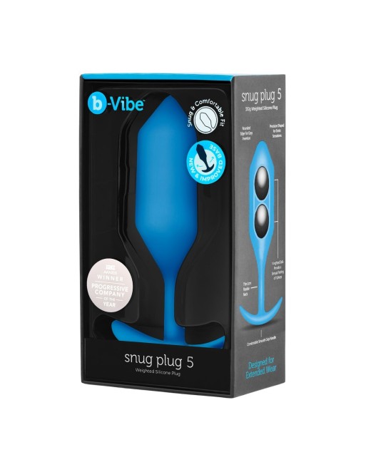 Vibrerende Buttplug B-Vibe 5 Blå