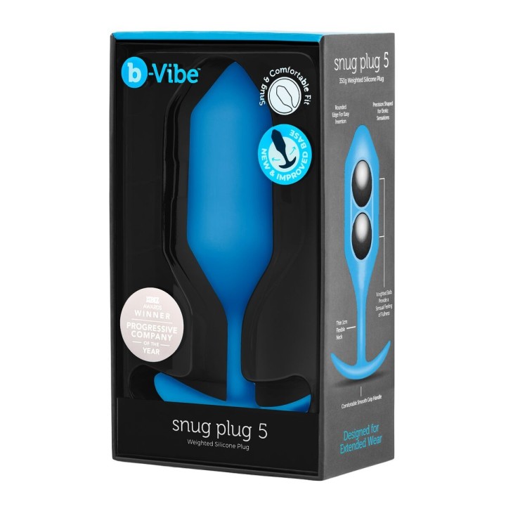 Vibrerende Buttplug B-Vibe 5 Blå