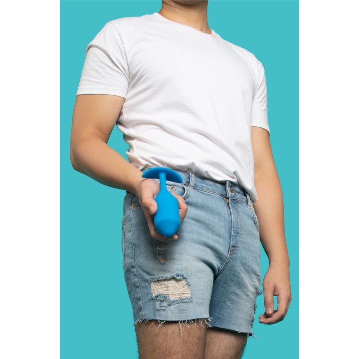 Butt Plug Vibrante B-Vibe 5 Azzurro