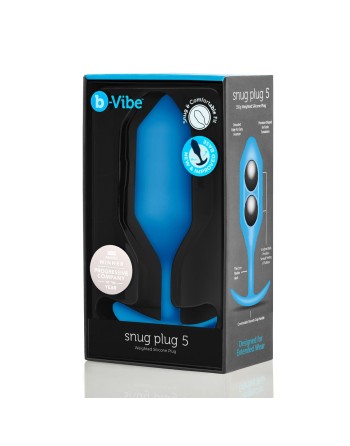 Vibrerende Buttplug B-Vibe 5 Blå