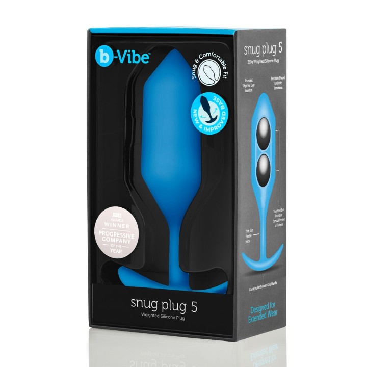 Vibrerende Buttplug B-Vibe 5 Blå