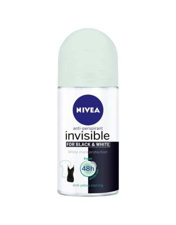 Deodorante Roll-on Black & White Invisible Fresh Nivea (50 ml)