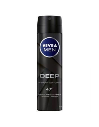 Spray déodorant Men Deep Black Carbon Nivea J25107-bf (150 ml) 150 ml