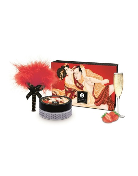 Essbarer Körperpuder Shunga CHAMPAGNE STRAWBERRIES 75 g