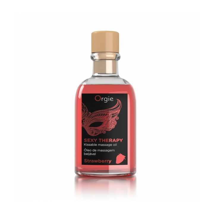 Trousse de relaxation pour massage Orgie Fraise 2 Pièces