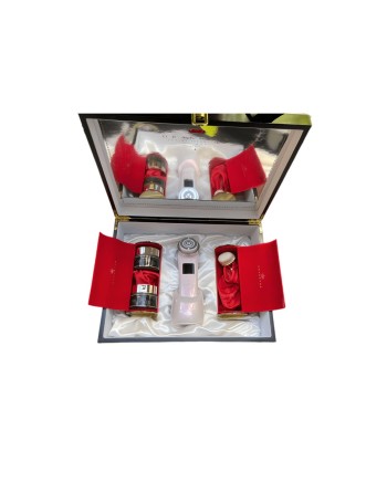 Ansigtsmassager med radiofrekvens, lysbehandling og elektrostimulering Drakefor NANOSKIN EXTREME Pink 3 Dele