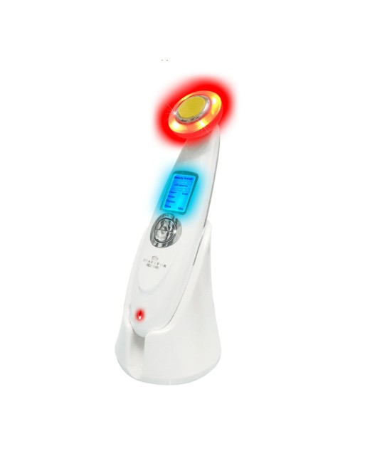 Masseur Facial avec Radiofréquence, Photothérapie et Électrostimulation Drakefor DKF-9902AURUM Blanc