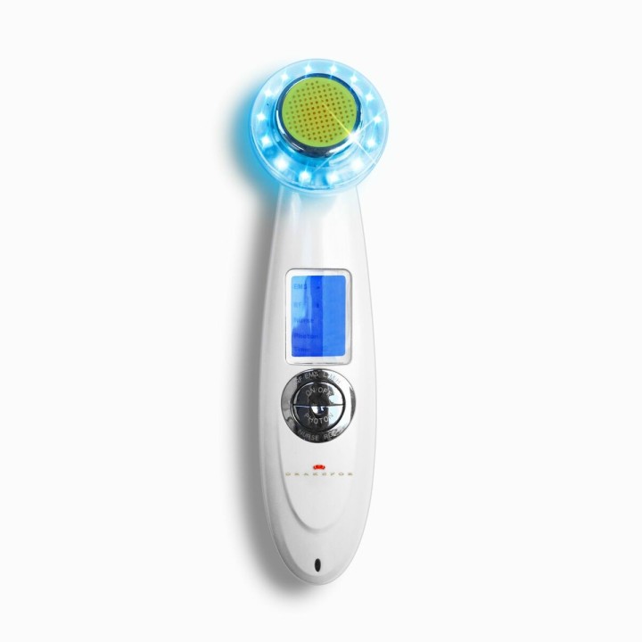 Ansigtsmassager med radiofrekvens, lysbehandling og elektrostimulering Drakefor DKF-9902AURUM Hvid