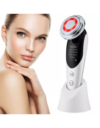 Facial Massager with Radiofrequency, Phototherapy and Electrostimulation Drakefor QLINIQ A White 3 Pieces
