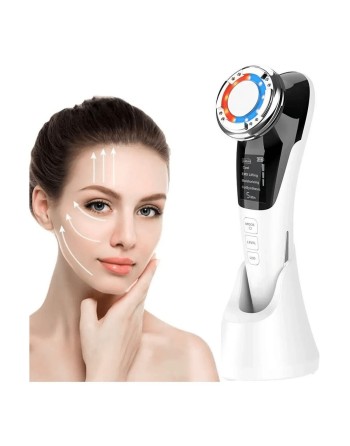 Gesichtsmassagegerät mit Radiofrequenz, Phototherapie und Elektrostimulation Drakefor QLINIQ A Weiß 3 Stücke